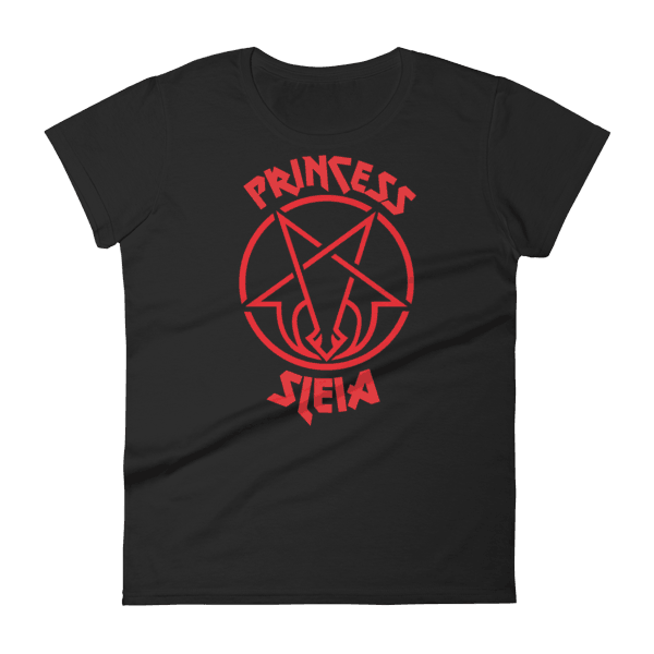 Black "Princess Sleia" T-Shirt